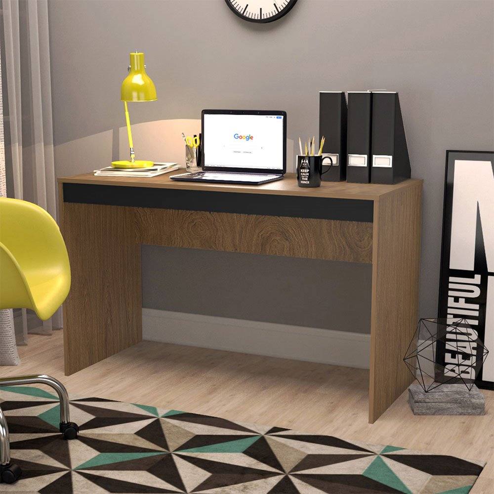 Mesa Escrivaninha B23 Mel/Preto